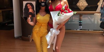 Beaty pageant with a mask!