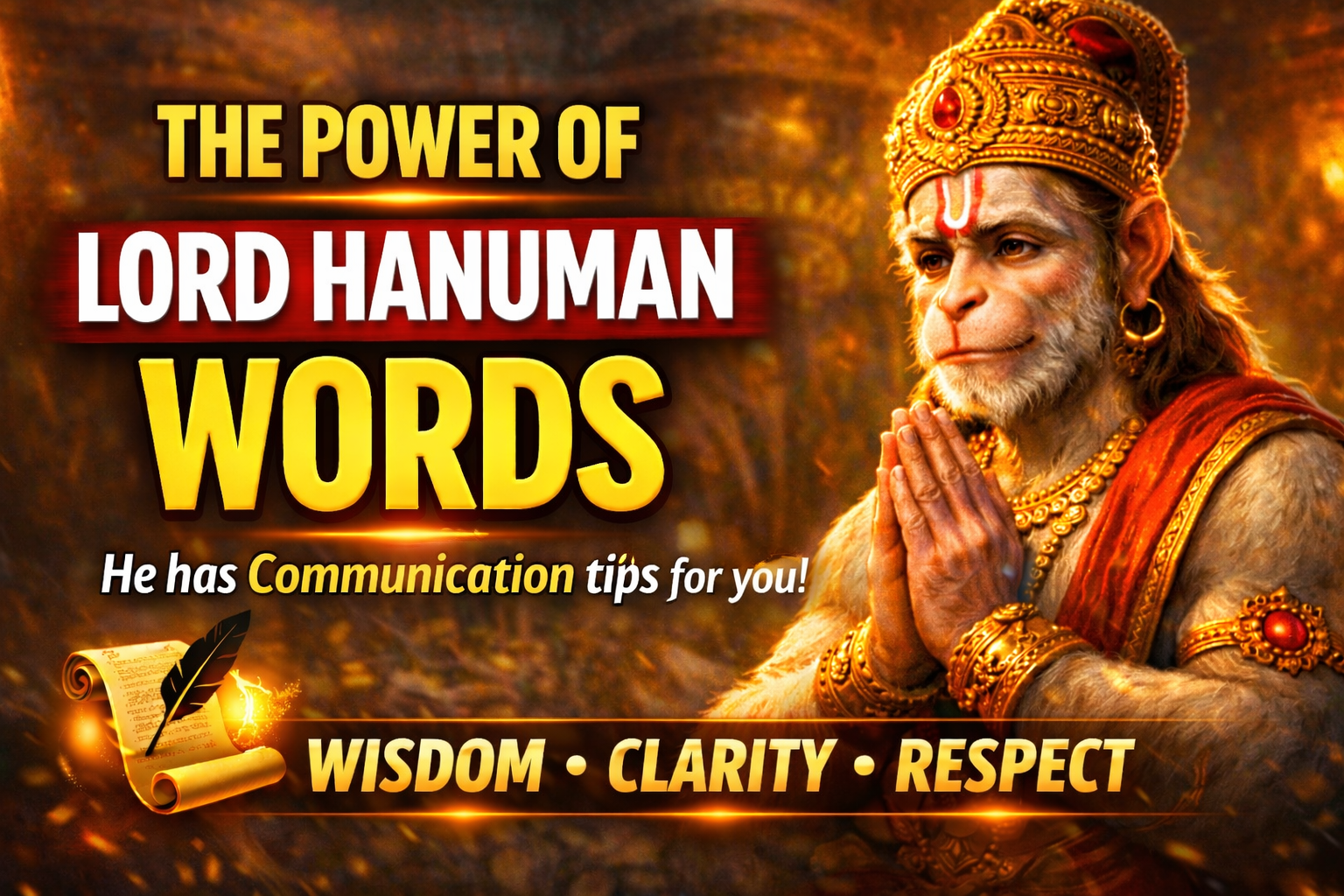 Lord Hanuman has communication tips for you!
