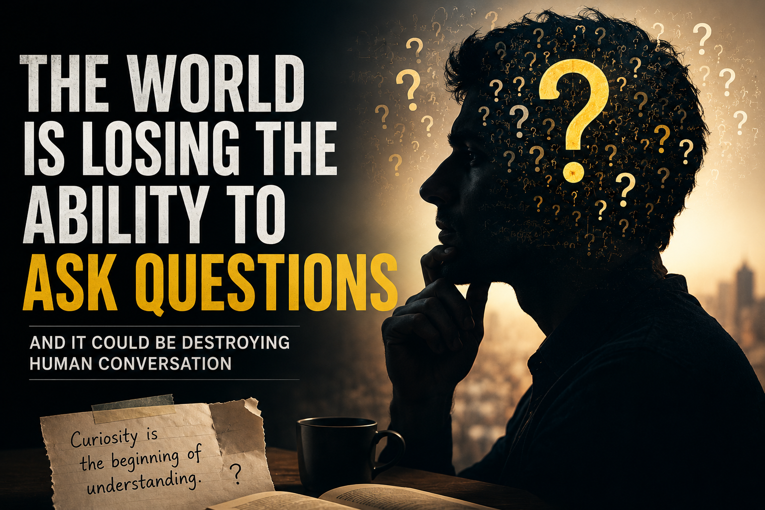 Question Humanity Is The World Is Losing the Ability to Ask Questions? … And It Could Be ...